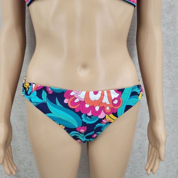 Trina TurkWomen's India Garden Printed Hardware Bikini Top and Bottonms - Picture 3 of 13